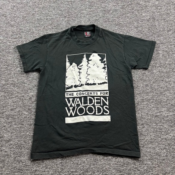 giant Other - Vintage 1993 Giant Rock Concerts for Walden Woods Benefit T-Shirt Black Large